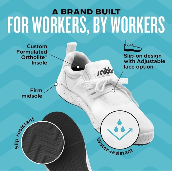 Snibbs Spacecloud - Non-slip Shoes - Work Shoes - Kitchen Shoes - Chef Shoe - Picture 4 of 7